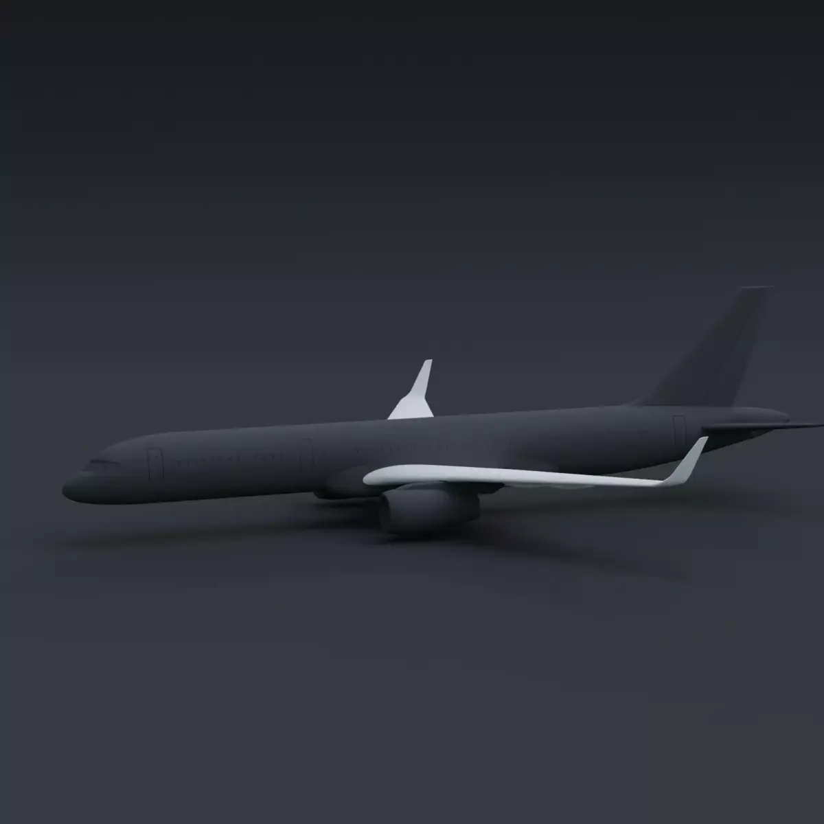 Boeing 757 - winglet replacement wing Free 3D print model
