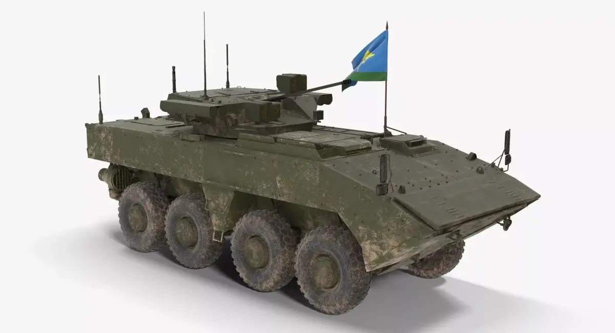 VPK-7829 Bumerang Green Dirt No Logo Low-poly 3D model