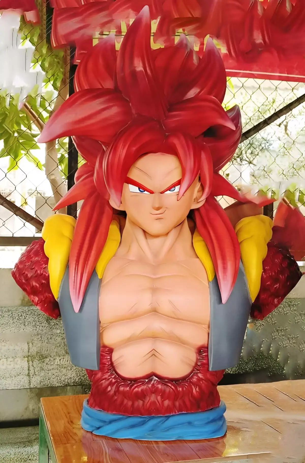 Goku sj4 Bust - Dragon ball - 3d model - split part  3D print model