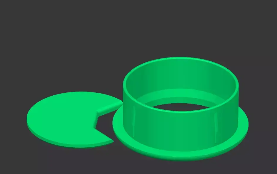 Desk Top Grommet 3D print model