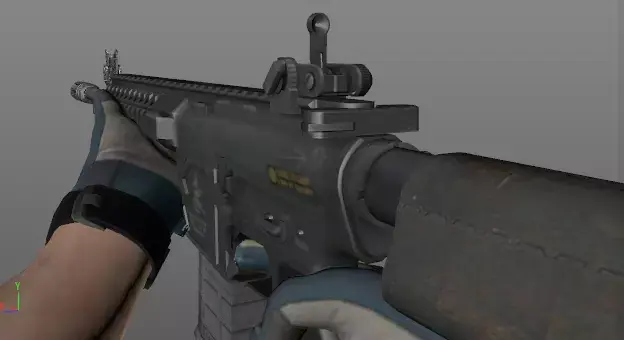 CM901 fbs with 6 animations Low-poly 3D model