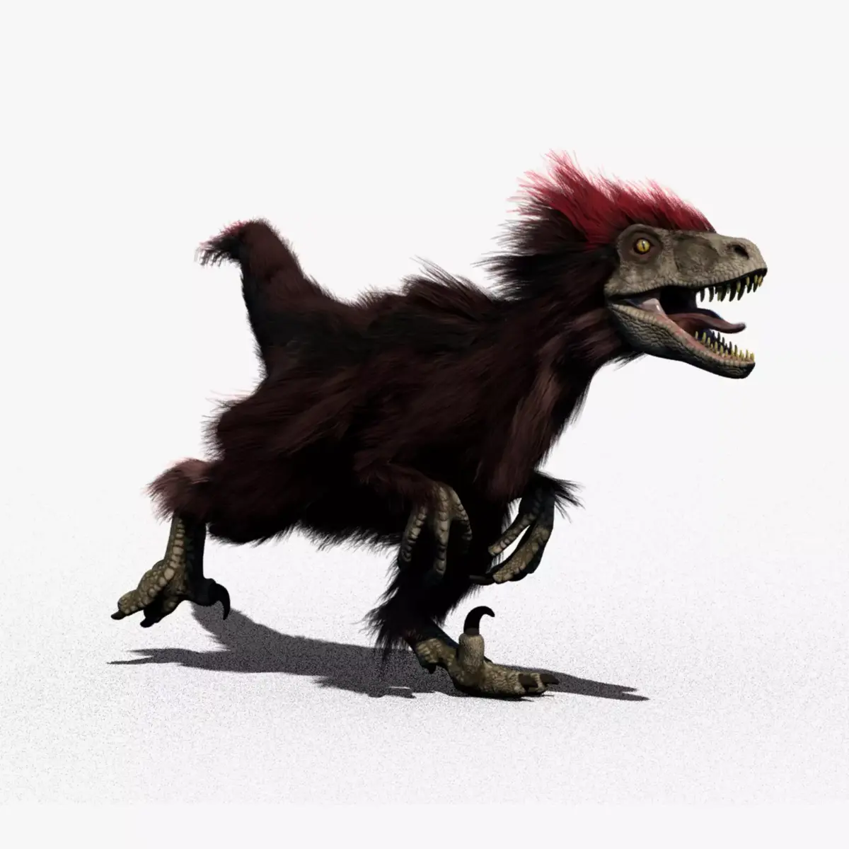 Raptor in Maya 3D model