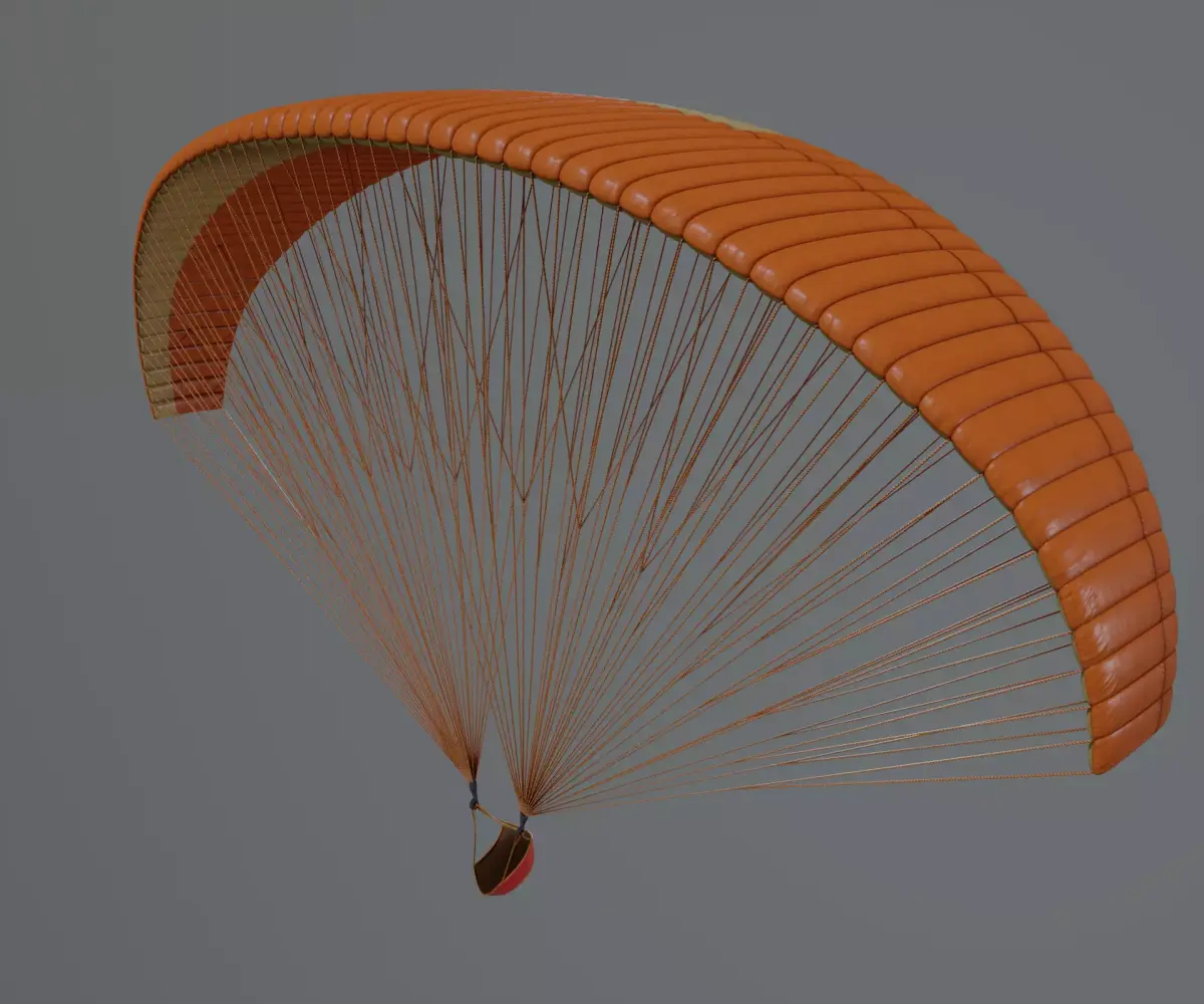 Unpowered Paraglider 3D model order