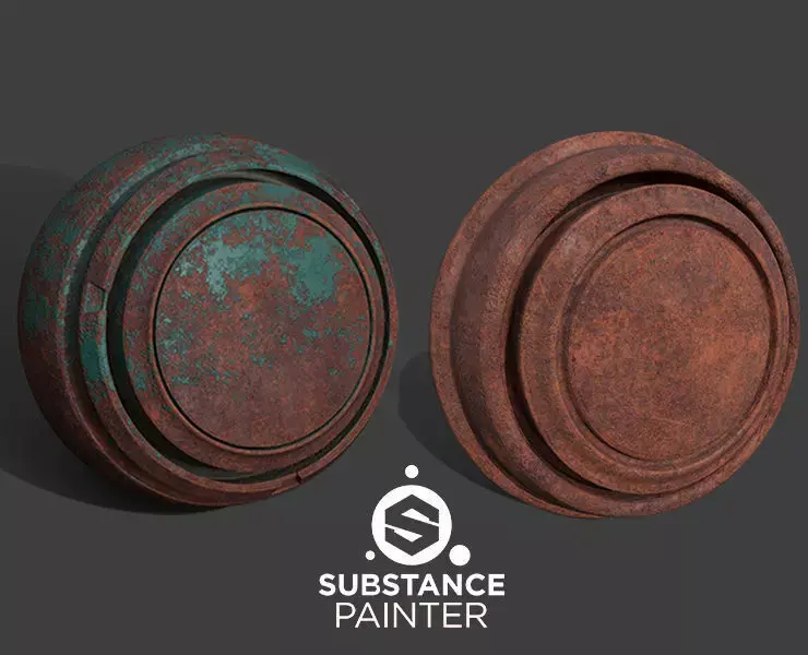 rust smart material 2 in one 3D model