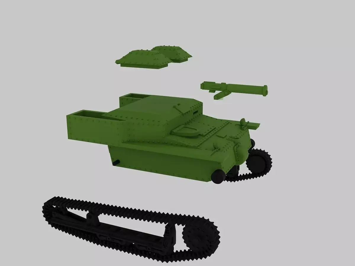 UK  Carden Loyd Mark VI 3D print model