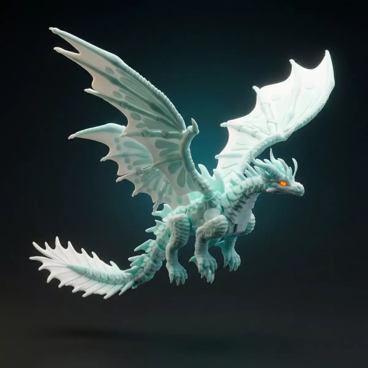 SeaWing SilkWing Hybrid Dragon STL  3D print model