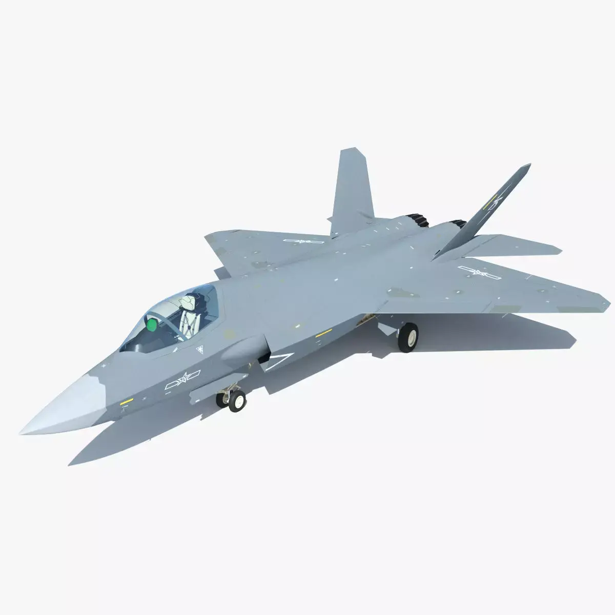 J-35A China International Aviation Aerospace Exhibition 3D model