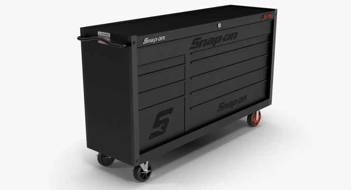 Tool Storage Black Low-poly 3D model