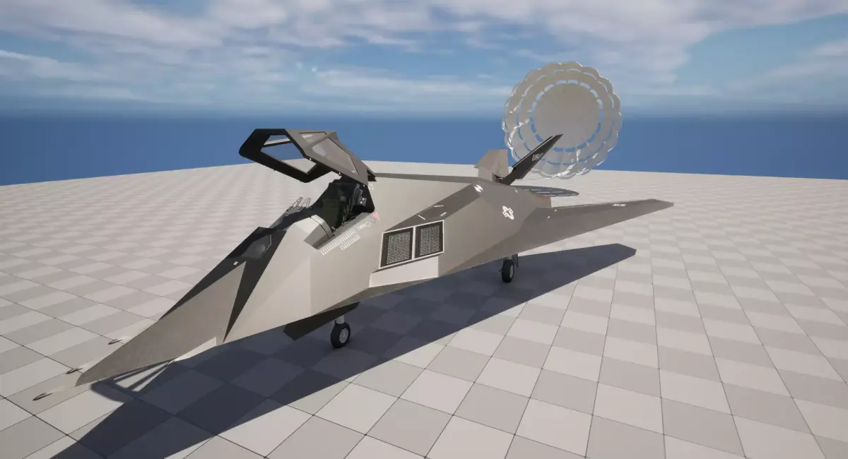 F-117 Nighthawk Stealth Jet  3D model