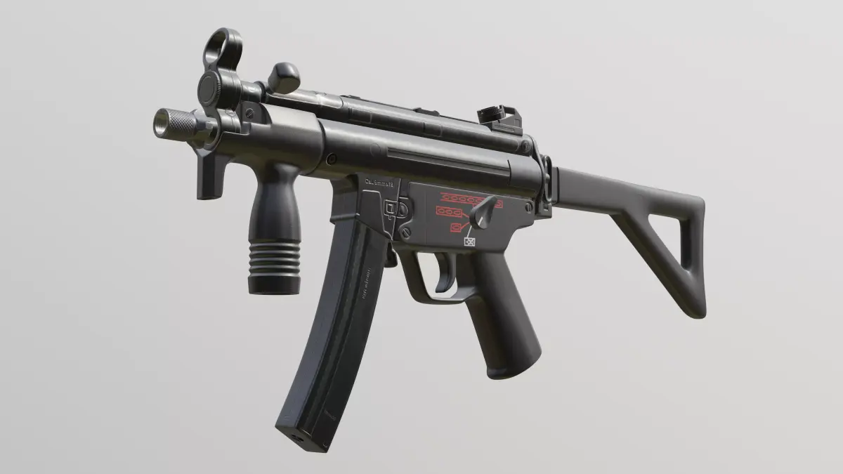 HK MP5K 3D model