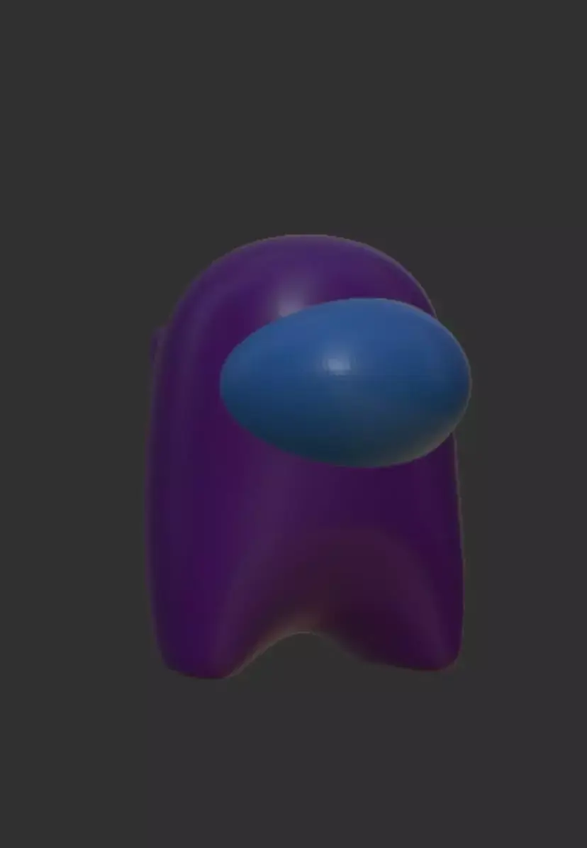 Among us-double cheeked up- 3D model