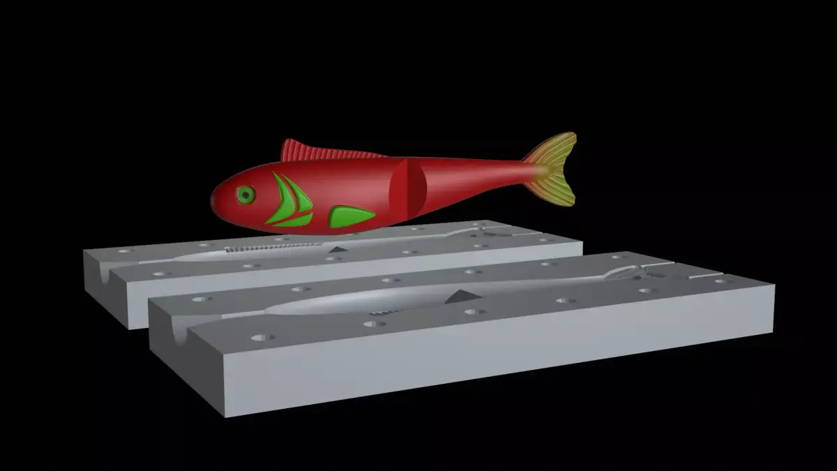 AM BAIT FISH 13CM BREAKING FORM FOR PREDATOR FISHING Free 3D print model