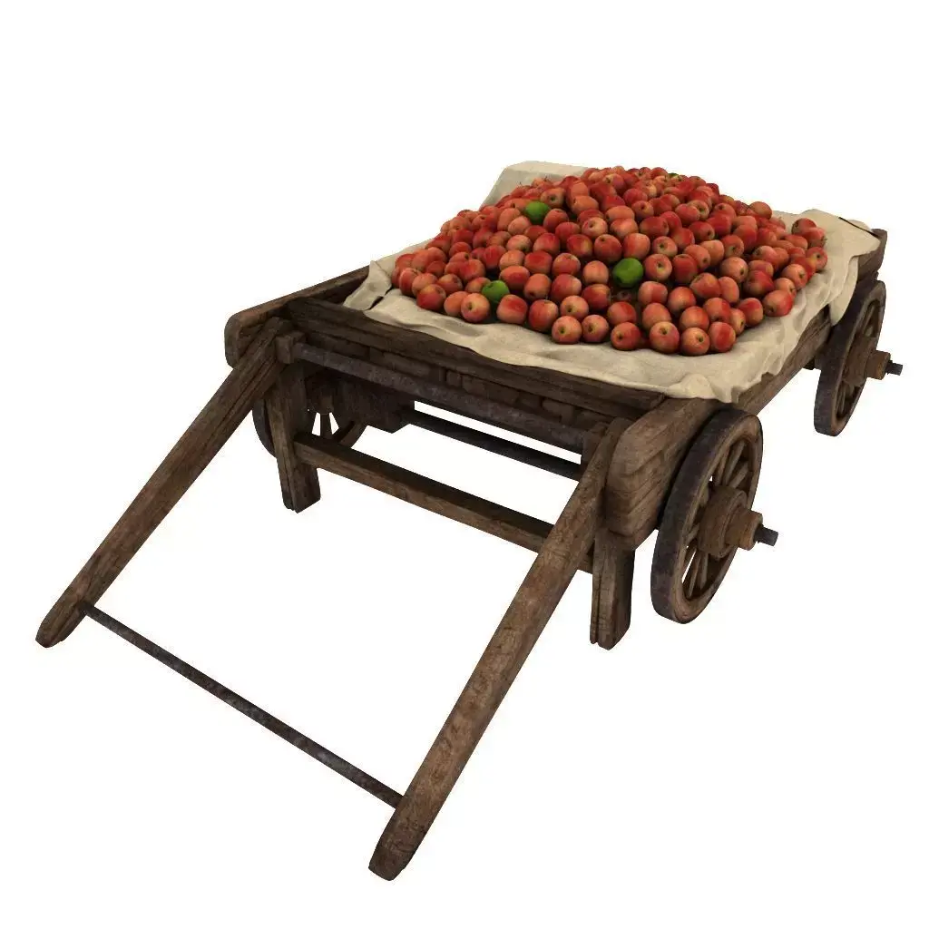 Fruit Cart 3D model