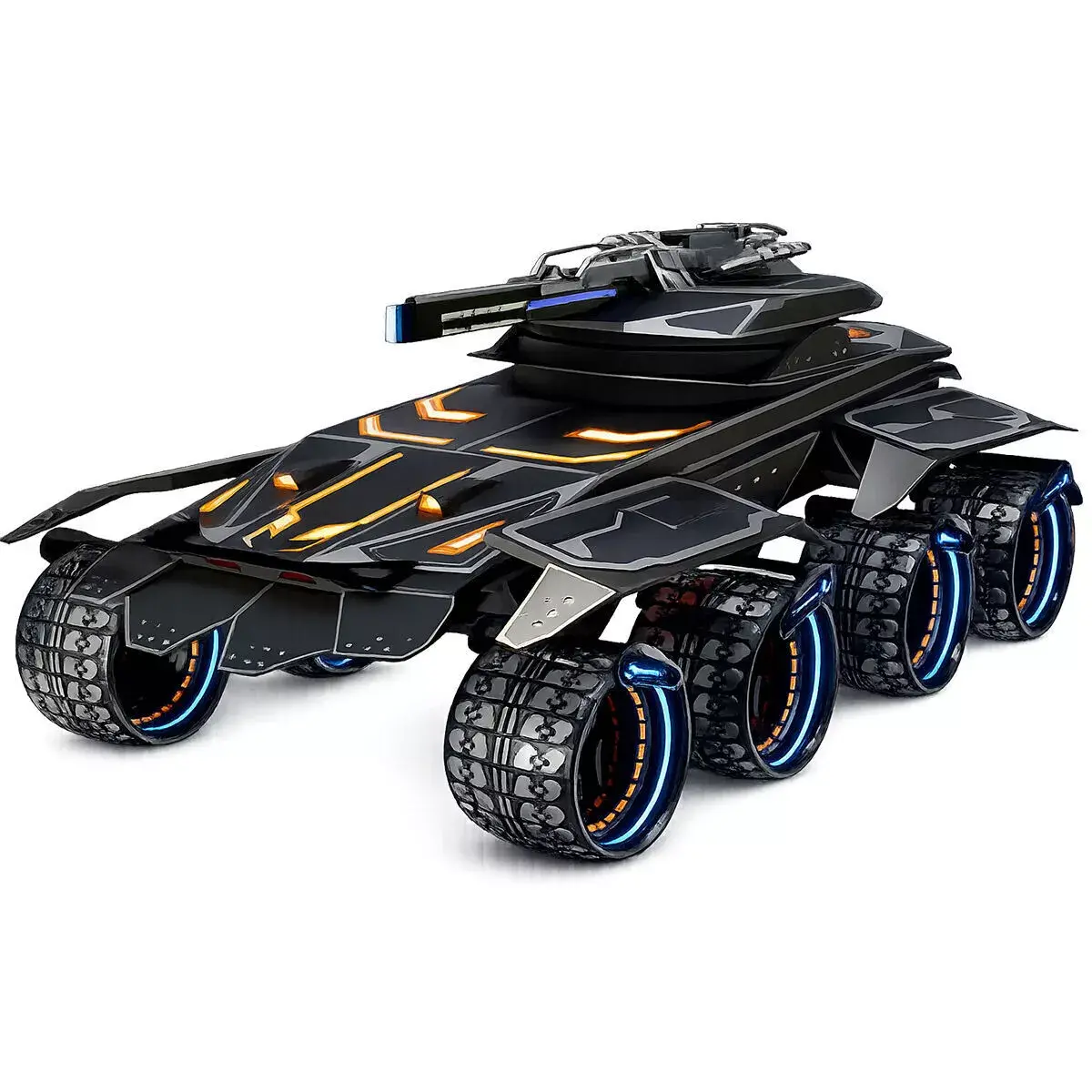 Sci-Fi Tank Futuristic Heavy Battle Vehicle 3D model