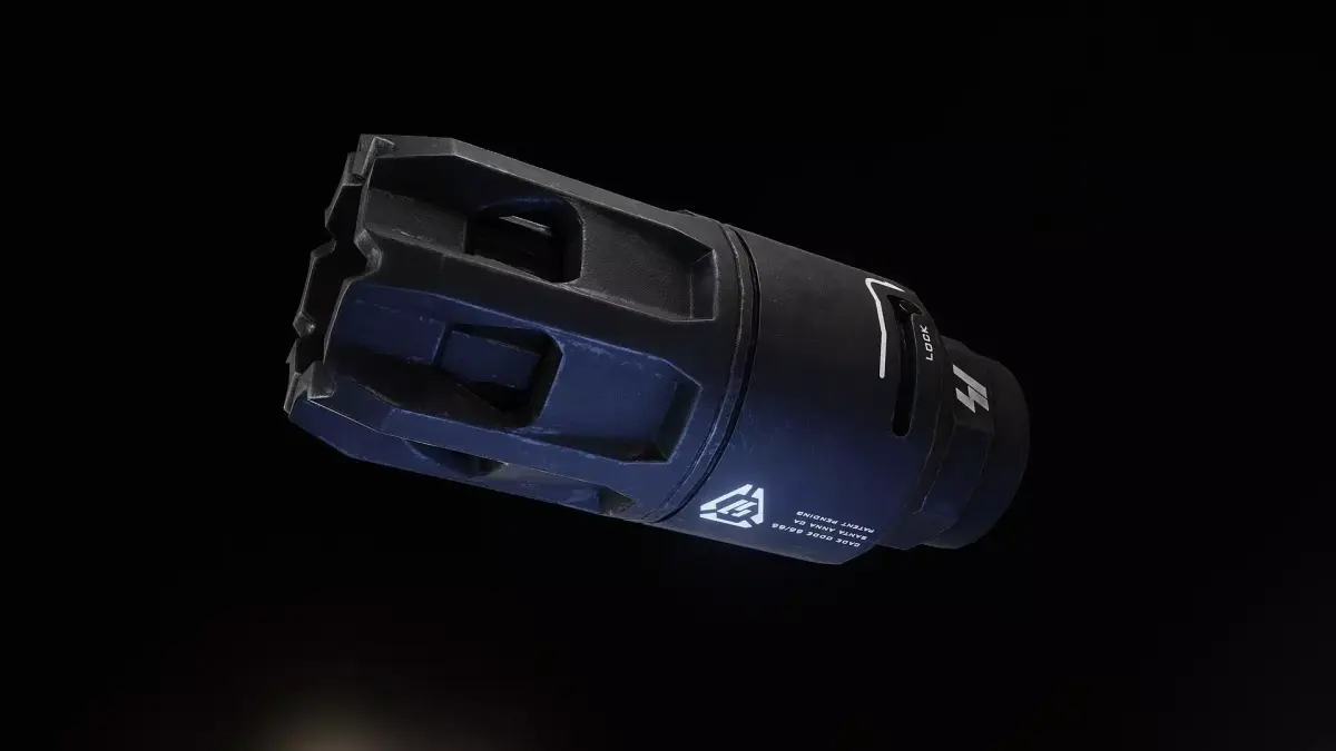 JCOMP Gen2 with SI OPPRESSOR Low-poly 3D model