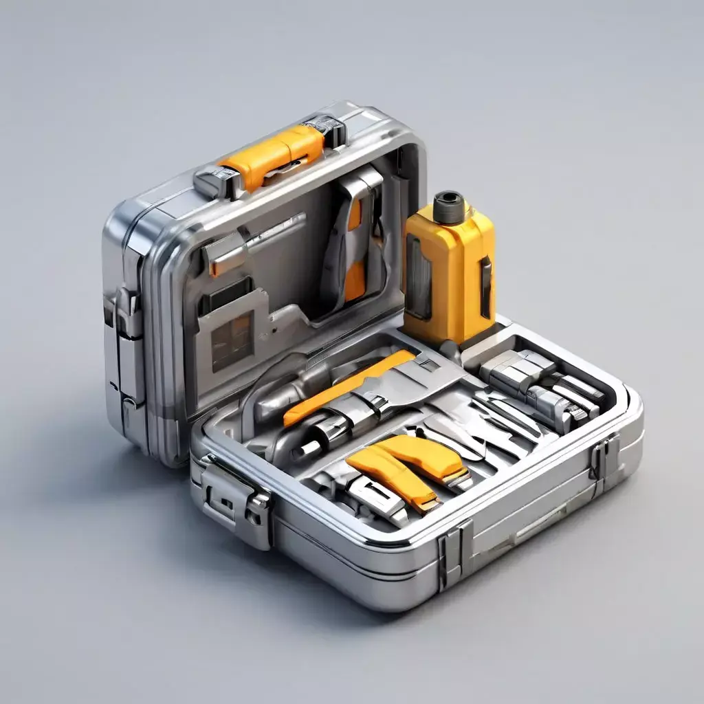 SciFi Toolkit 3D Model Low-poly 3D model