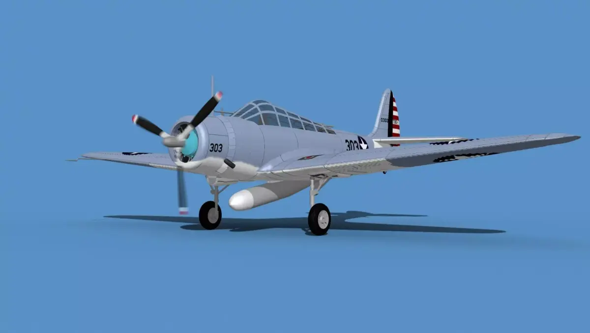 Douglas TBD-1 Devestator V11 3D model