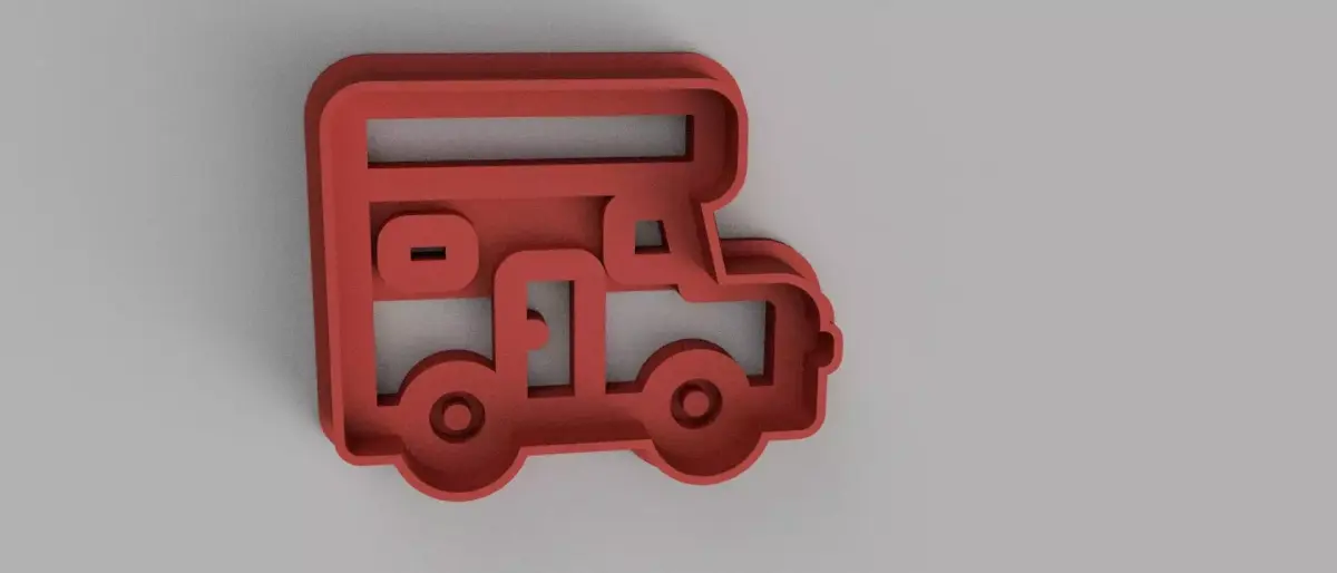SET 5 COOKIE CUTTER 3D print model train gear 3D print model