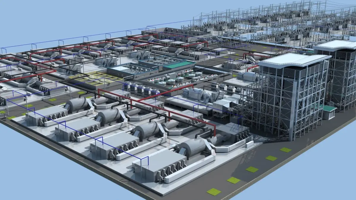 High Voltage Substation   Electrical Substation 3D model