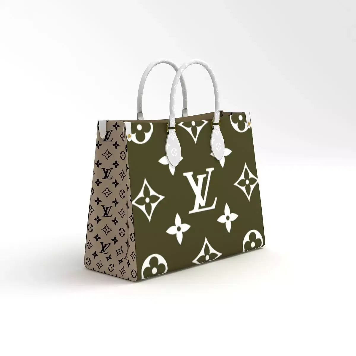 Louis Vuitton Leather Bag 5 3D model
