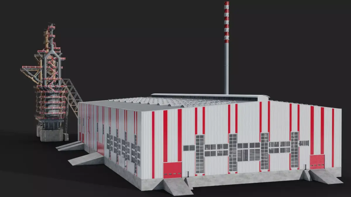 Steel works factory warehouse 3D Model Pack purchase