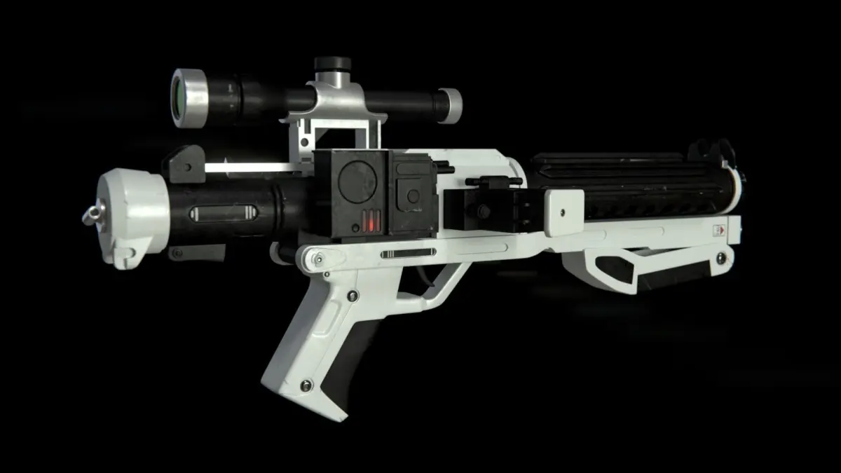 Blaster F11-D Low-poly 3D model