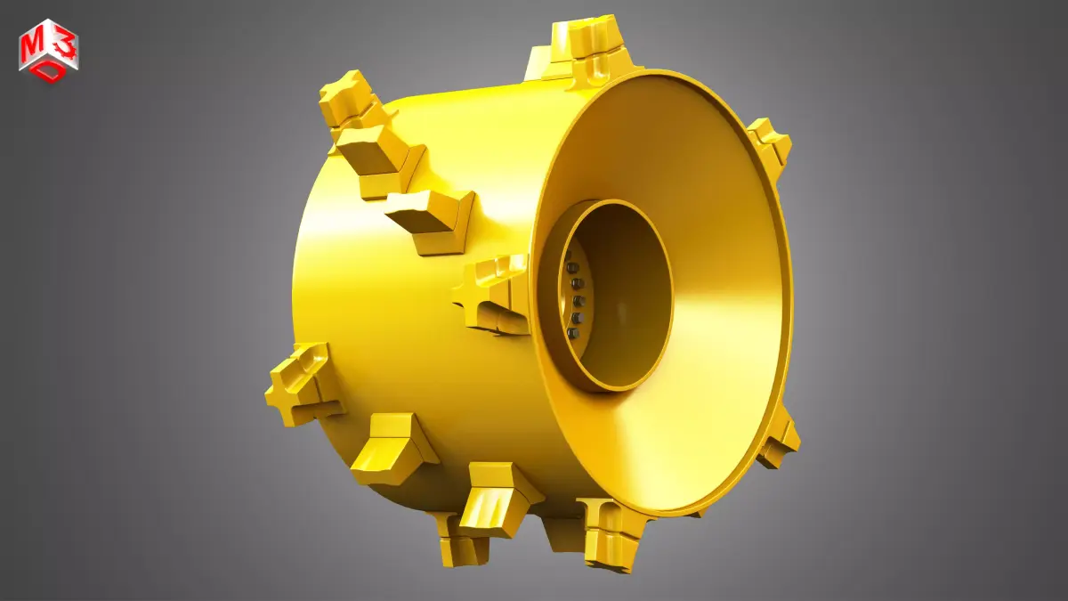 Landfill Compactor - Wheel 3D model