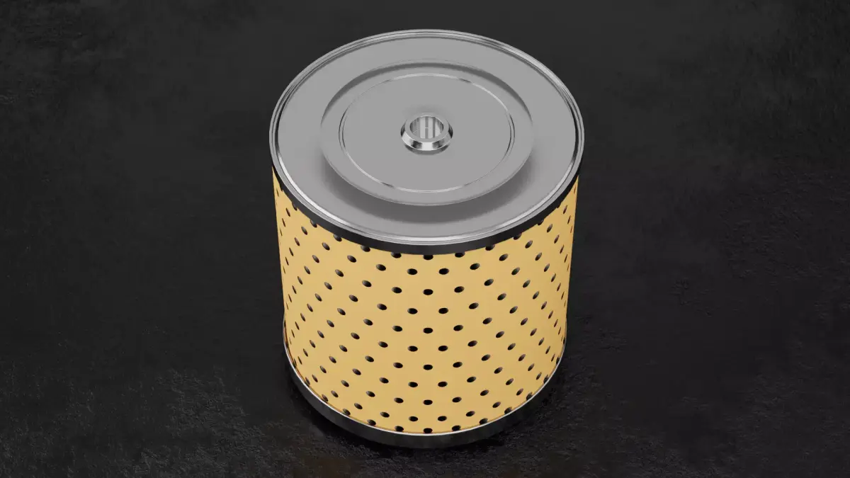 Car Filter Type O 3D model
