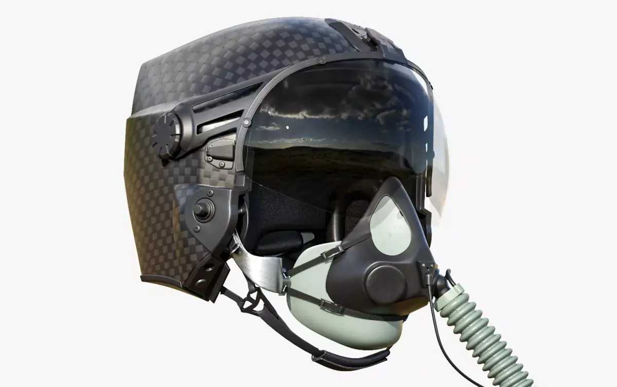 AV 2 NGFWH LIFT Airborne Pilot Helmet 3D model