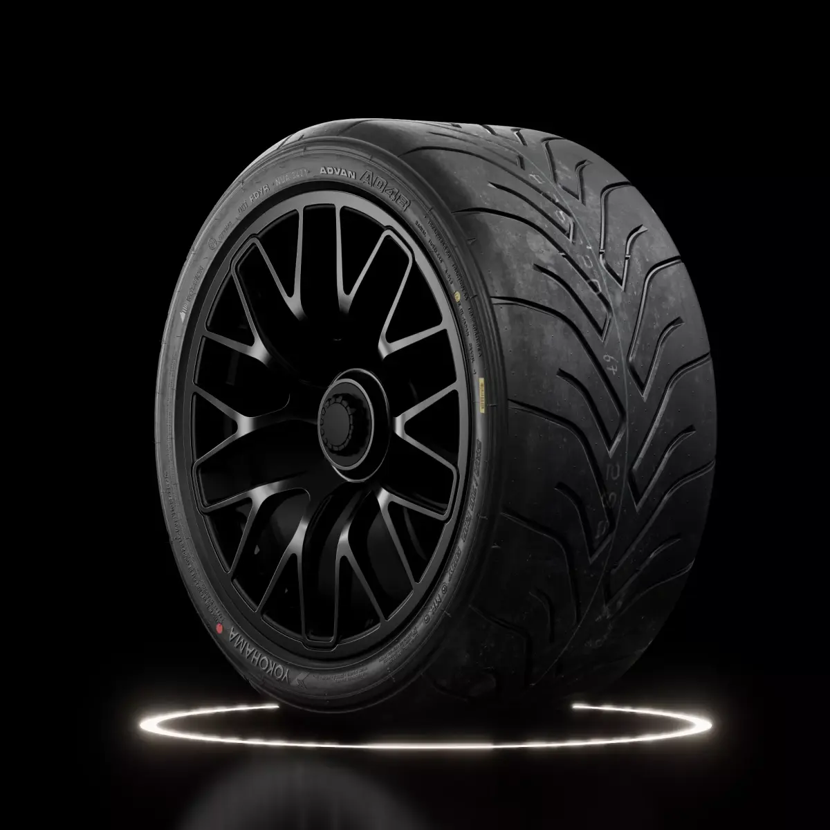 Yokohama Advan A048 New 3D model