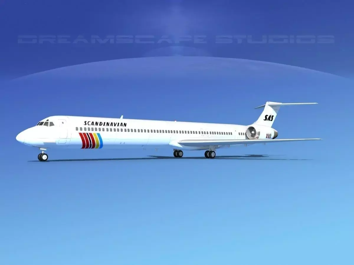 McDonnell Douglas MD-90 SAS 3D model