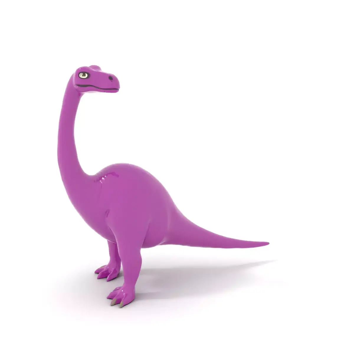 Purple Dinosaur model pack Low-poly 3D model