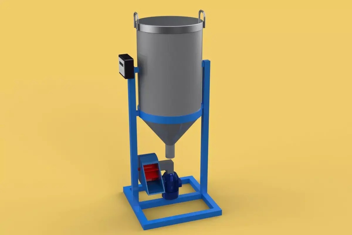 DUAL DIRECTIONAL FISH FEEDER CENTRIFUGAL SPREADER ROTARY 3D model
