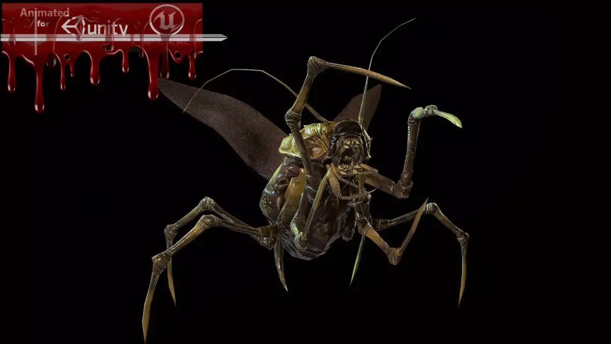 Land Bug 1 Low-poly 3D model
