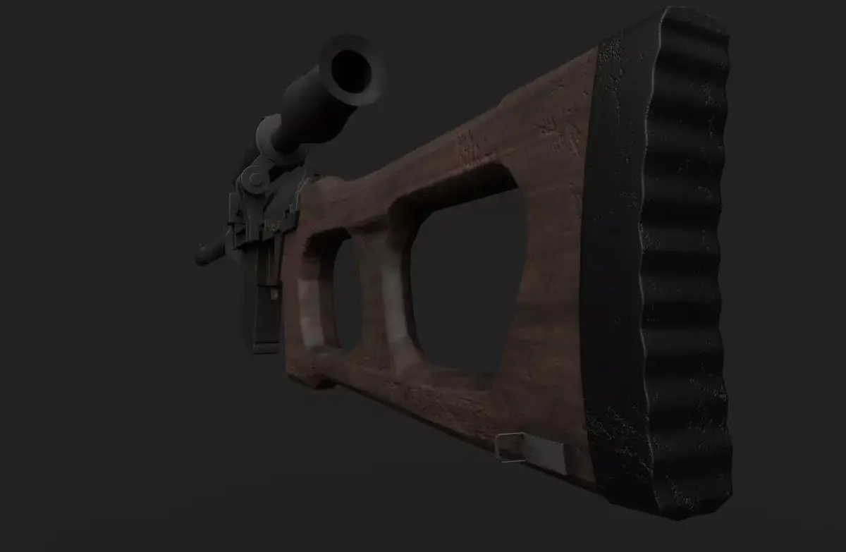 VSS Vintorez Low-poly 3D model get