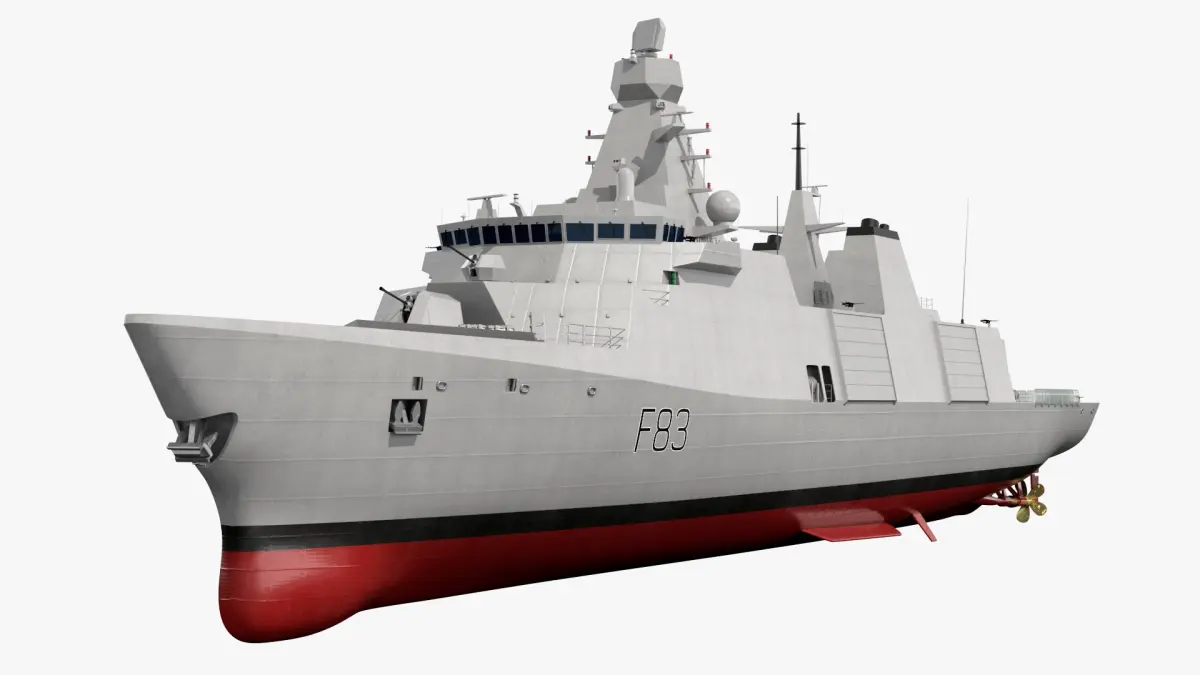 Frigate Type 31 Polish Navy 3D model