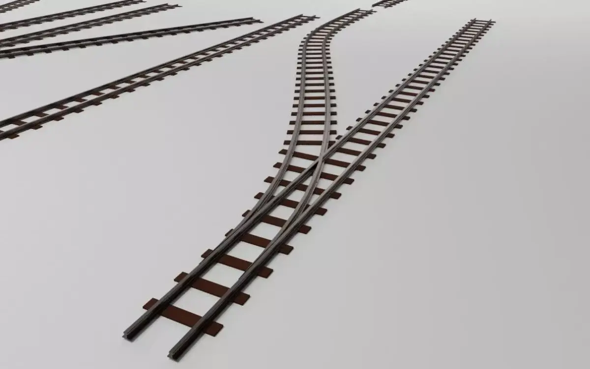 Rail Kit - Trilhos de Trem 3D model