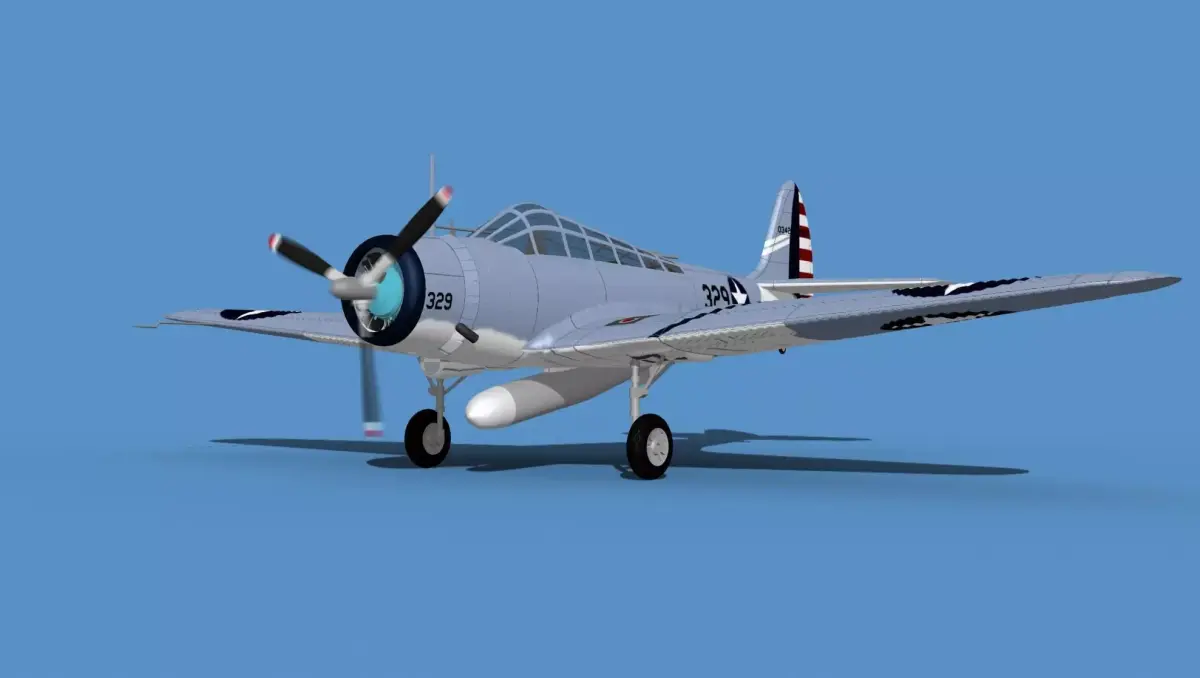 Douglas TBD-1 Devestator V13 3D model