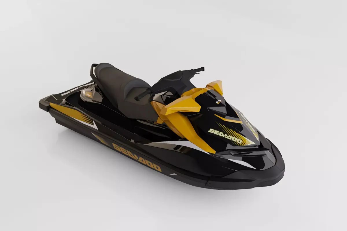 SeaDoo High performance Jet Ski 3D Model 3D model