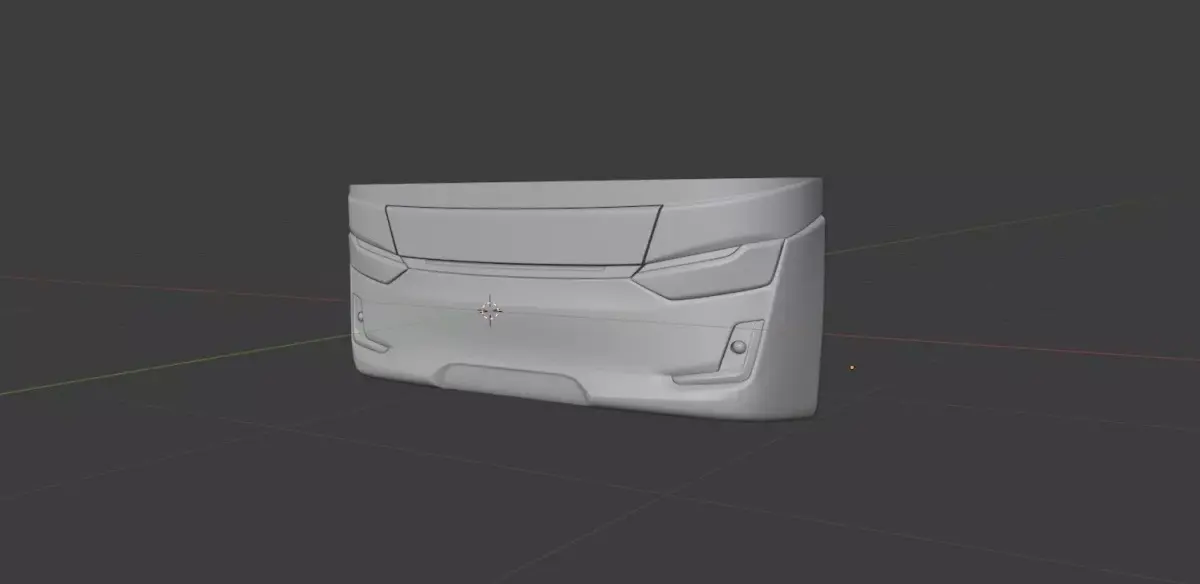 Laksana SR3 Front Bumper 3D model