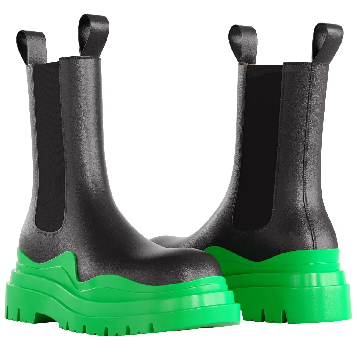 BOTTEGA VENETA THE TIRE BOOTS V2 Game-Ready Low-poly 3D model
