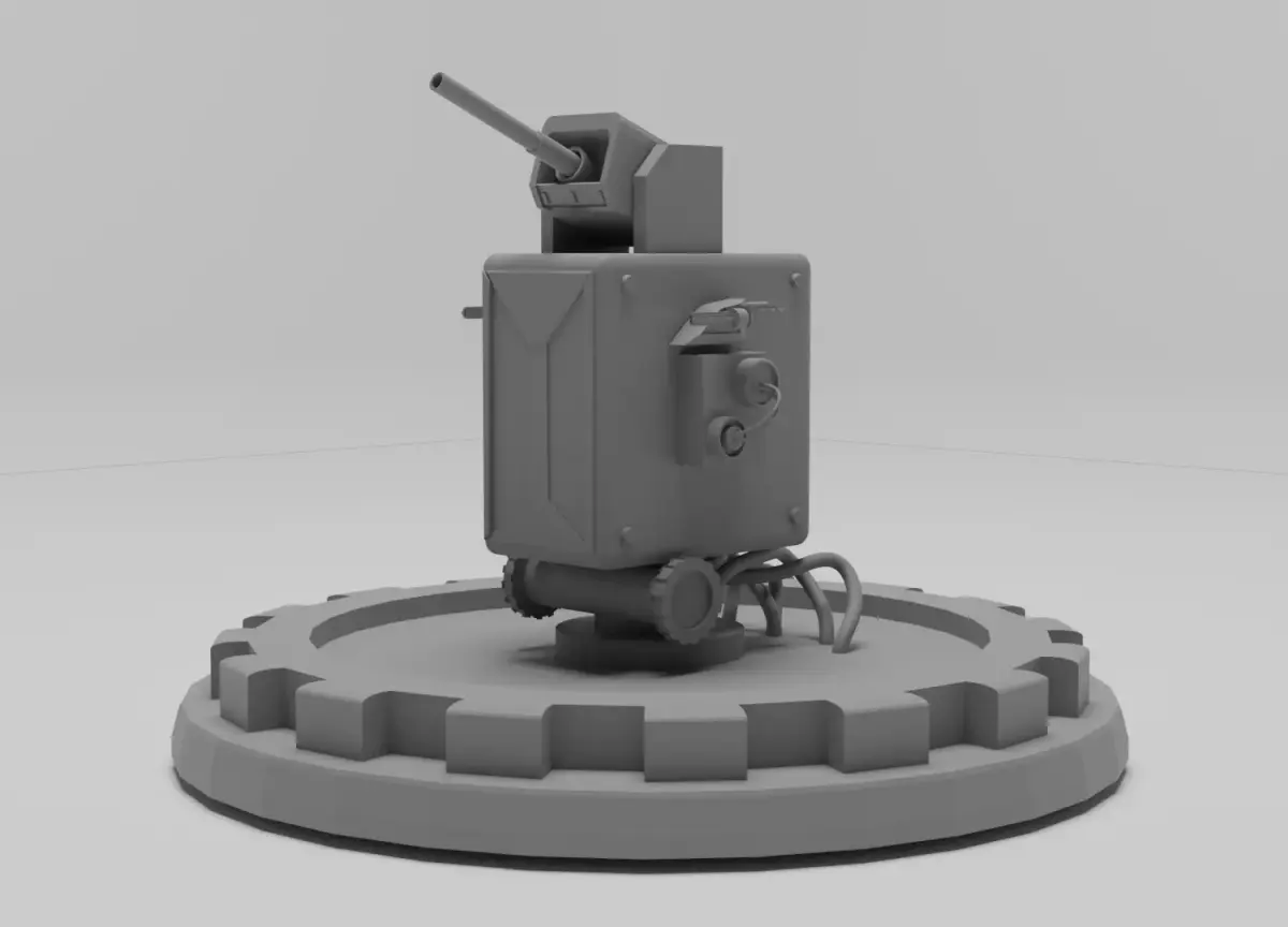 Cannon Military - 3d print model 3D print model