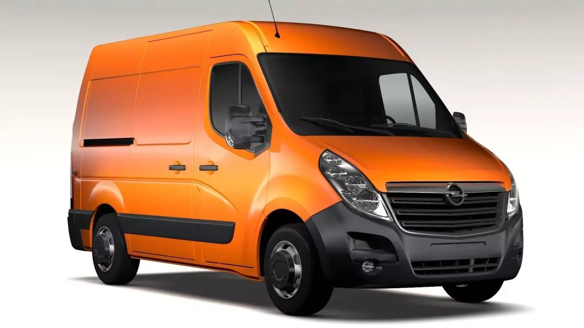 Opel Movano L1H2 Van 2016 3D model
