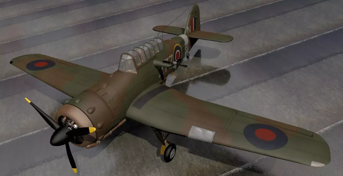 Miles M-25 Martinet TT1 3D model