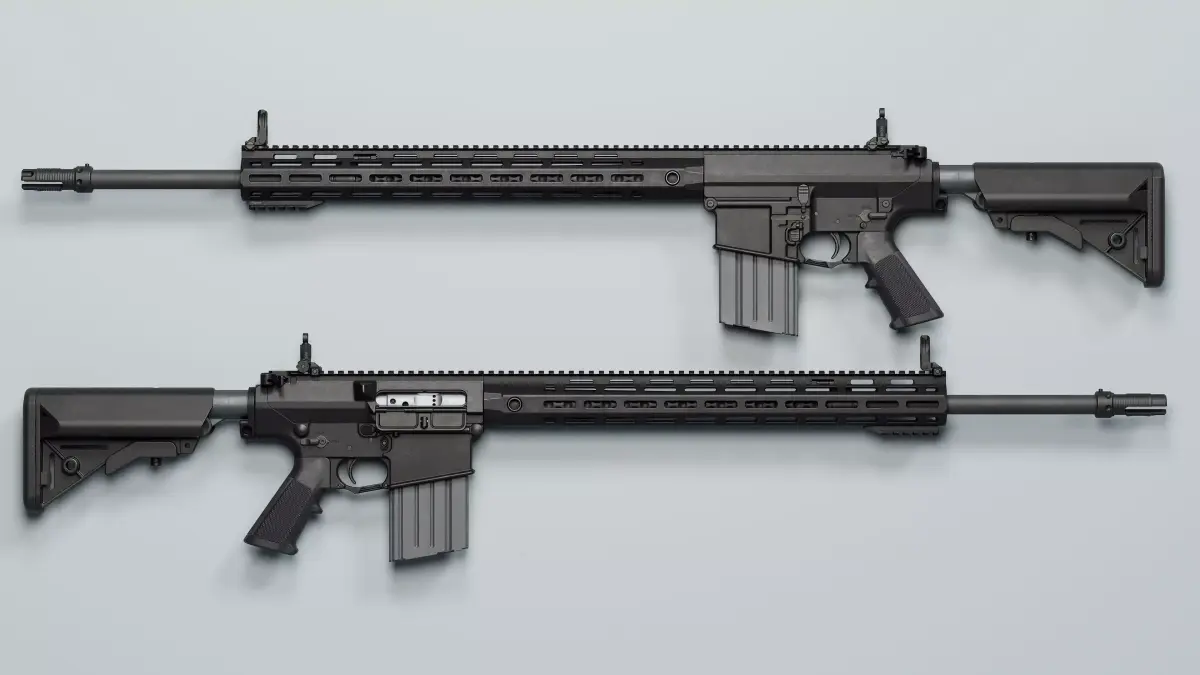 SR-25 - M110 - Replica Low-poly 3D model