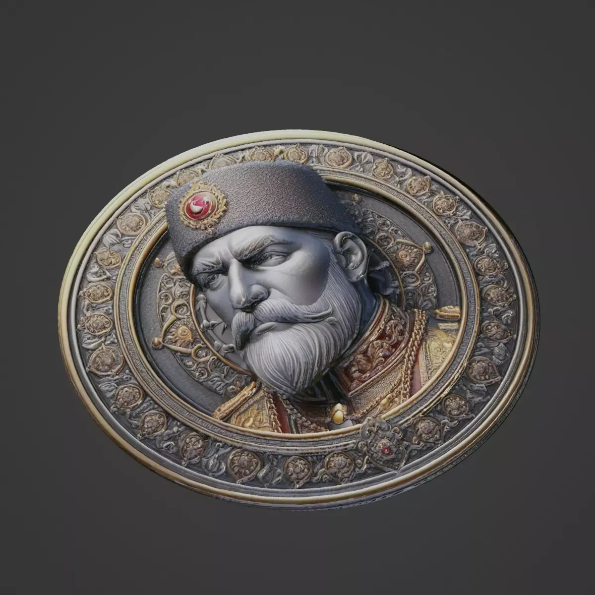 Ottoman Medallion 3D print model