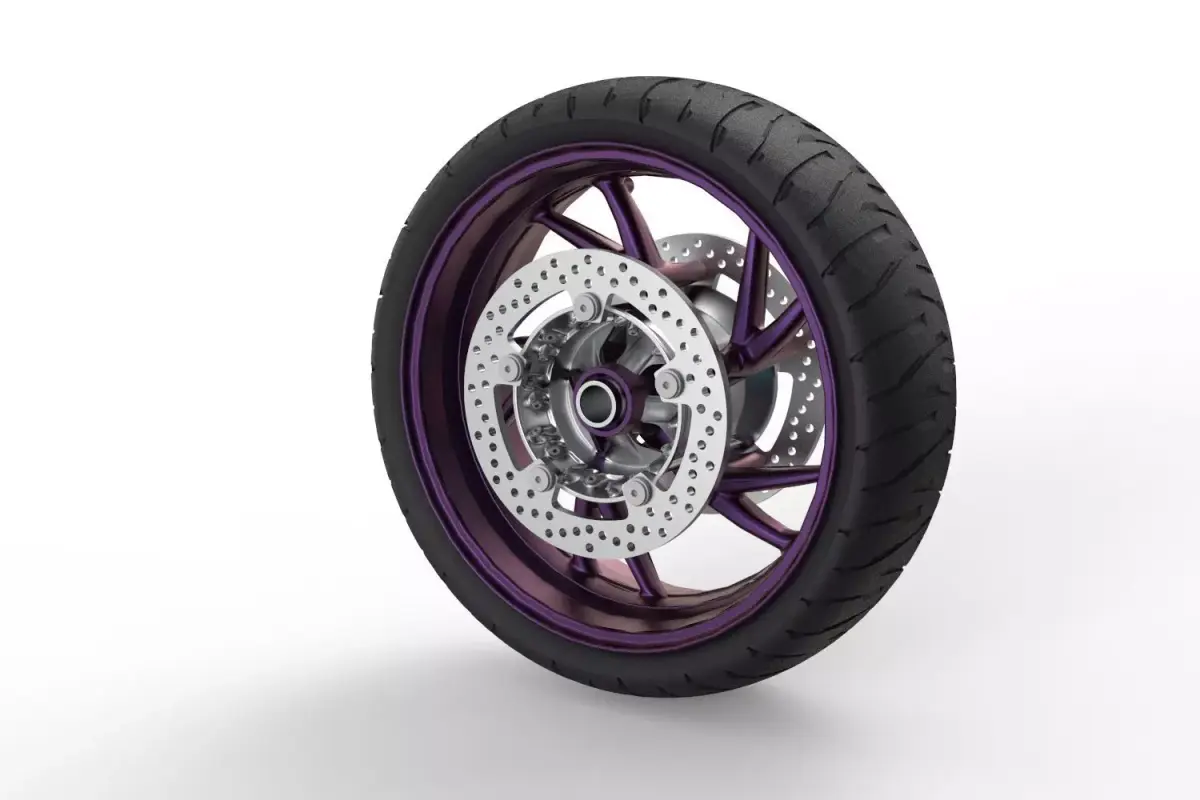 Motorcycle Wheels  3D model