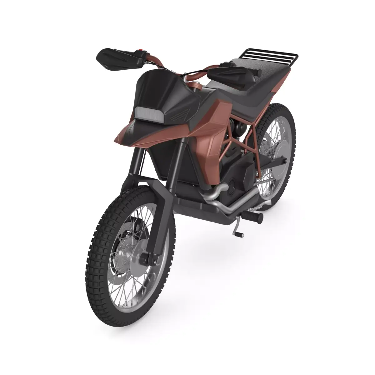 Enduro Motorcycle 3D model buy