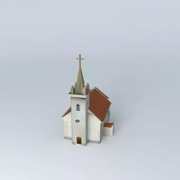 Szentmihályfa rk temploma Kostol Michal na Ostrove Free 3D model