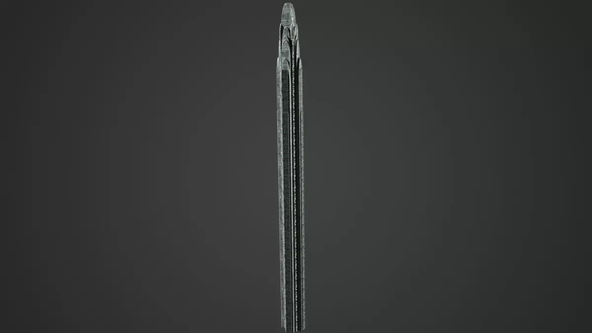 SciFi Building 7 Low-poly 3D model